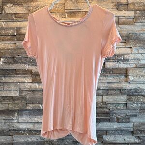 VENUS Light Pink Short Sleeve Top